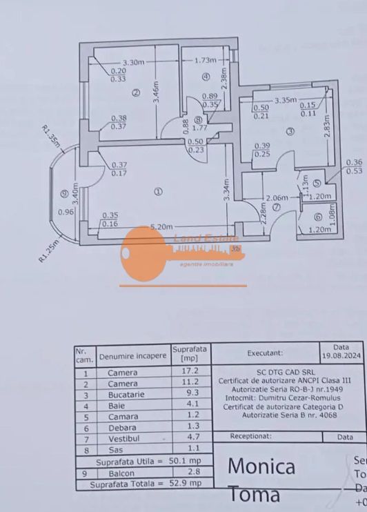 Apartament cu două camere în zona Rahova - Poză 3