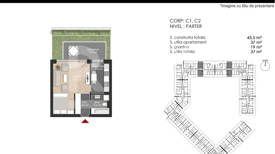 Vânzare, apartament tip studio în zona Bucureștii Noi - Poză 10