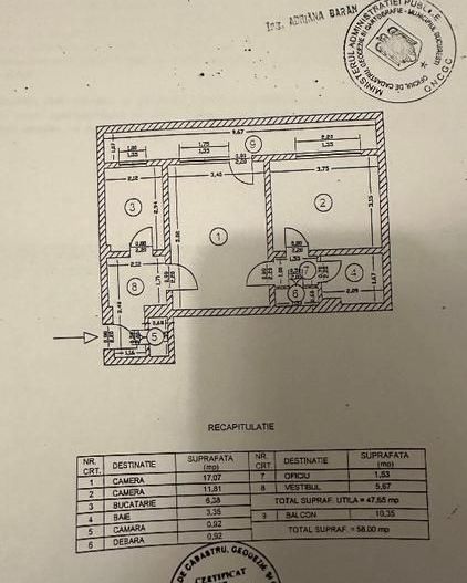 Apartament 2 camere metrou 1 mai - Poză 4