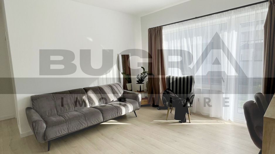 Apartament 2 camere,  51 mp, gradina, parcare,  zona L. Merlin - Poză 6