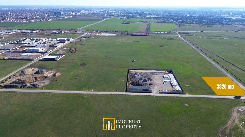 Teren industrial de vânzare Arad – 3.320 mp | PUZ aprobat | acces DN7 - Poză 1