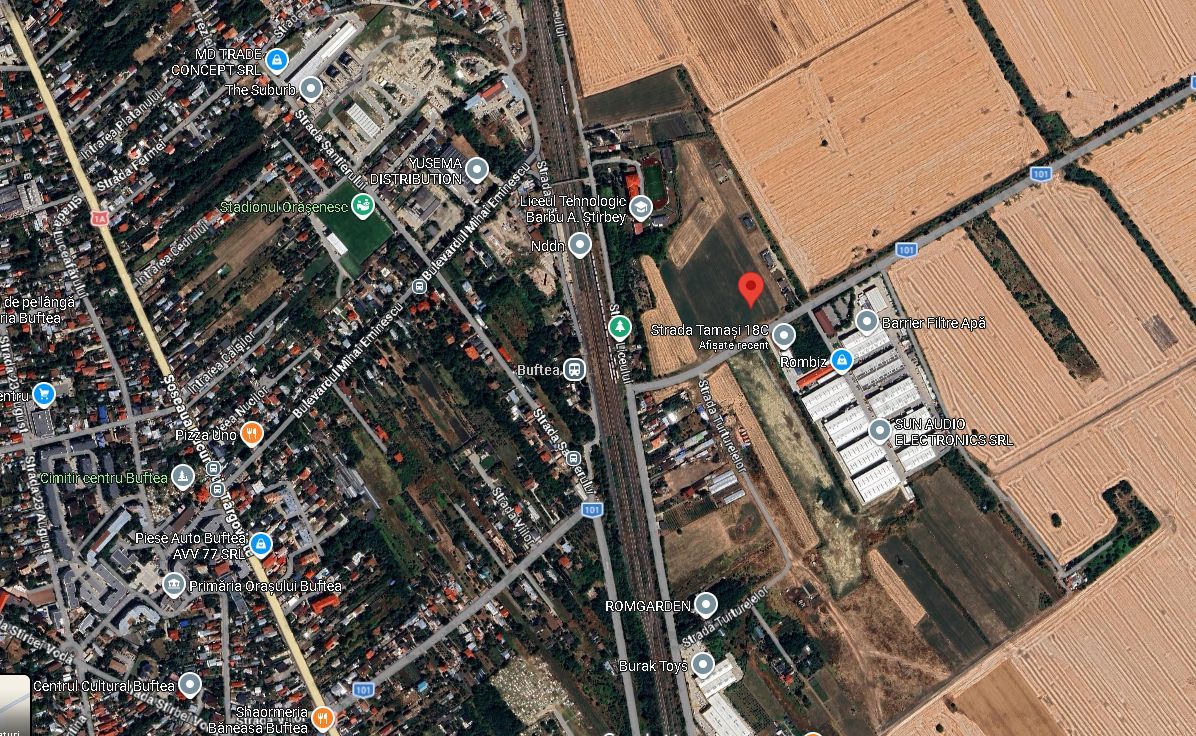 Teren de vânzare Buftea, strada Tamași, zona Gării - Poză 3