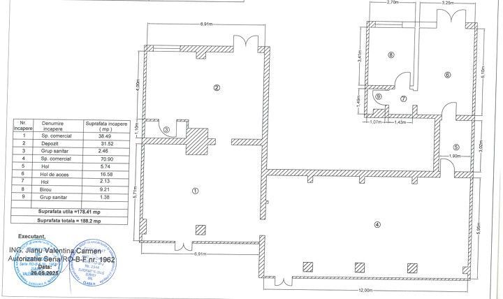 Spatiu comercial vitrina de 20 M - Metrou Eroii Revolutiei S143 - Poză 29