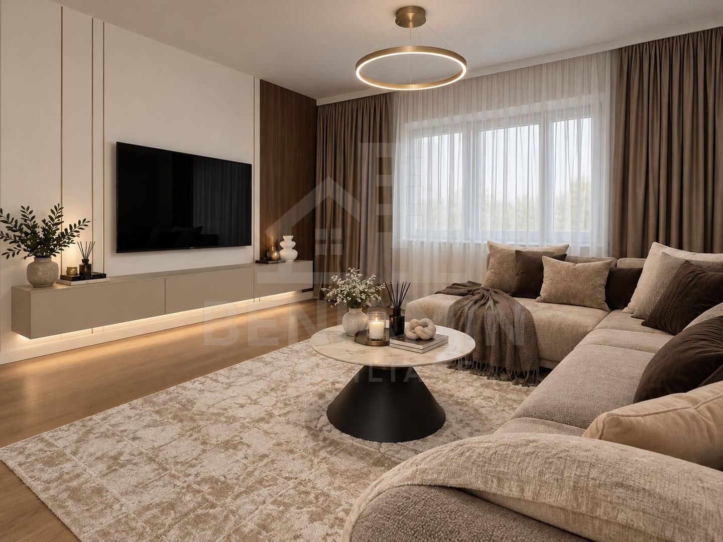 Apartament premium de vanzare 52mp Mobilat si Utilat Cartier Rovine - Poză 1