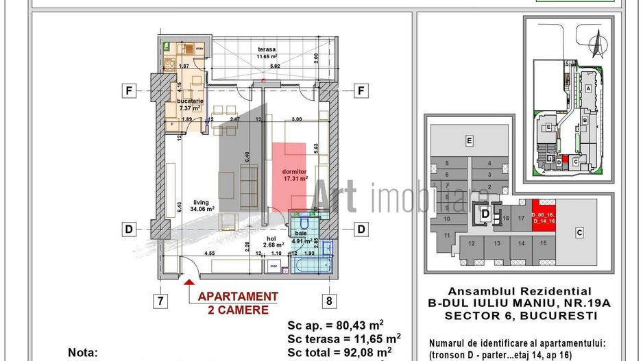 Apartament 2 Camere  + Loc de Parcare Subteran | Smart Residence Lujerului - Poză 3