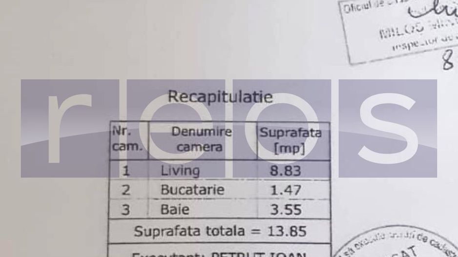 VANZARE GARSONIERA 14MP METROU DRISTOR BLOC NOU PARTER - Poză 6
