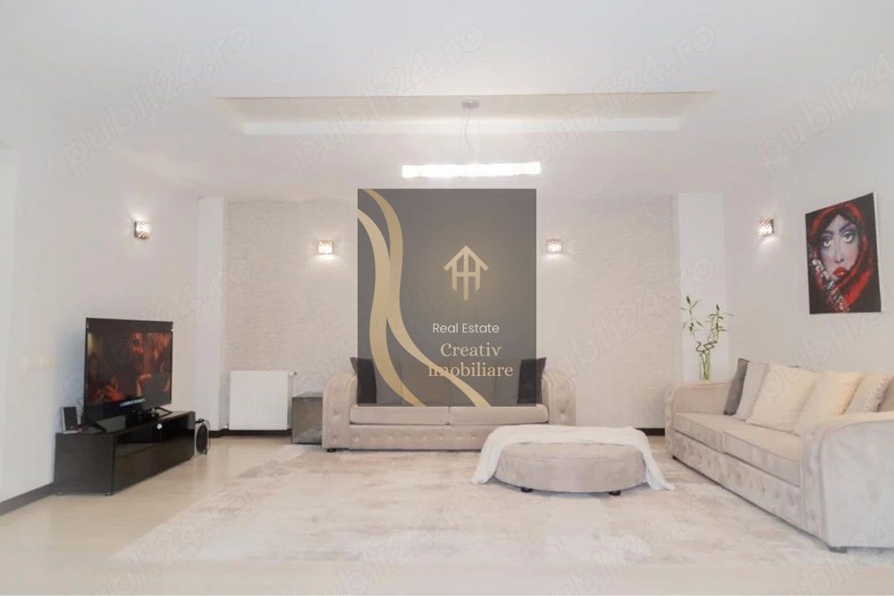 Apartament 3 camere, 115 mp util, mobilat, garaj subteran, curte - Poză 3