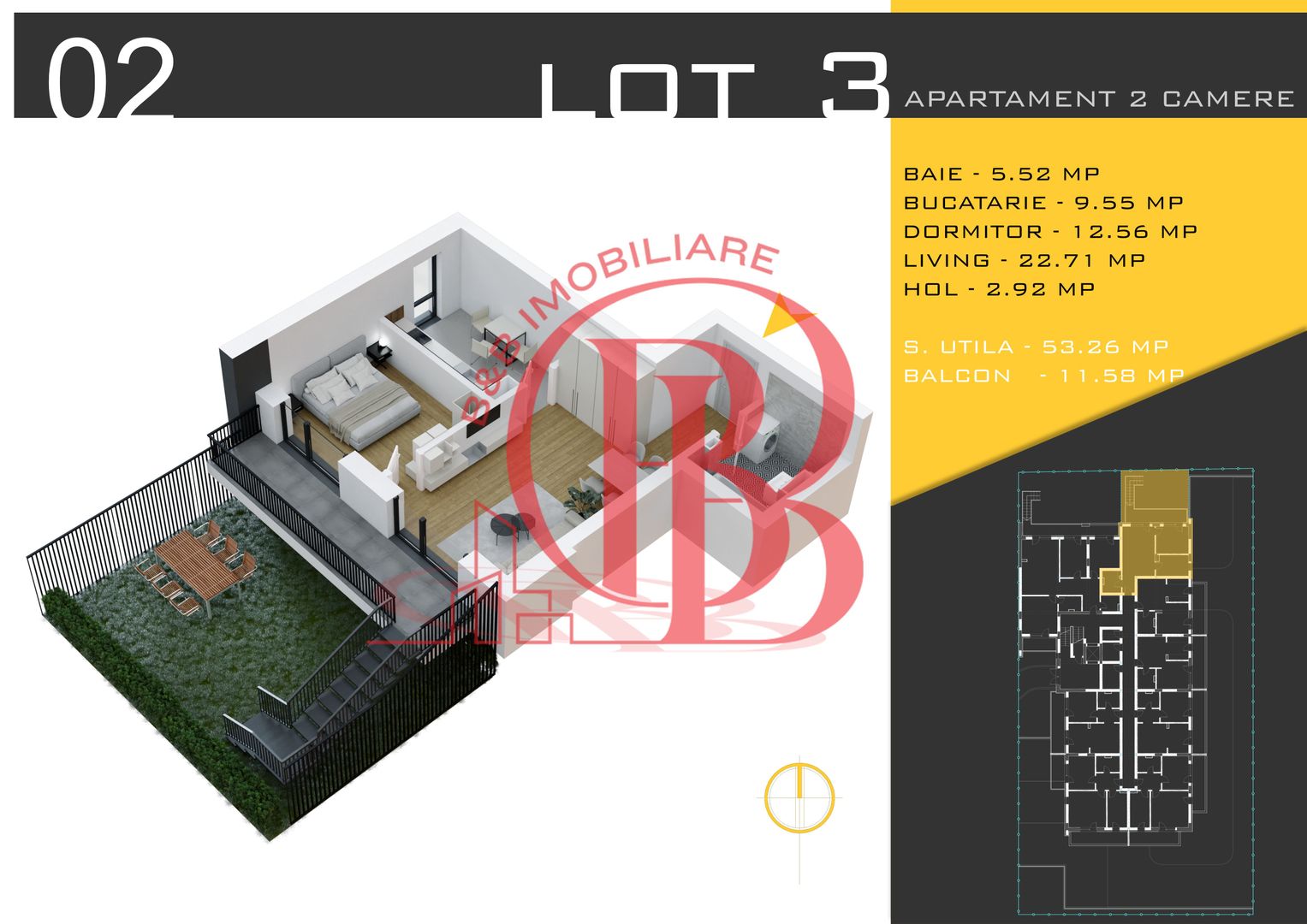 2 camere cu gradina Titan Pallady  Metrou Nicolae Teclu - Schiță 1