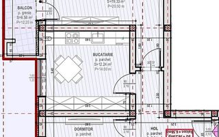 Apartament 2 camere | Etaj 1 | 56.25 mp utili  | Șelimbăr – Zona Unirii - Schiță 12