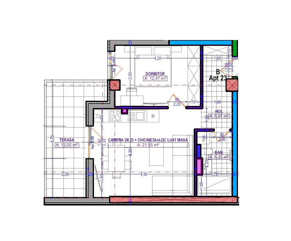 Apartament 2 camere - Poză 2