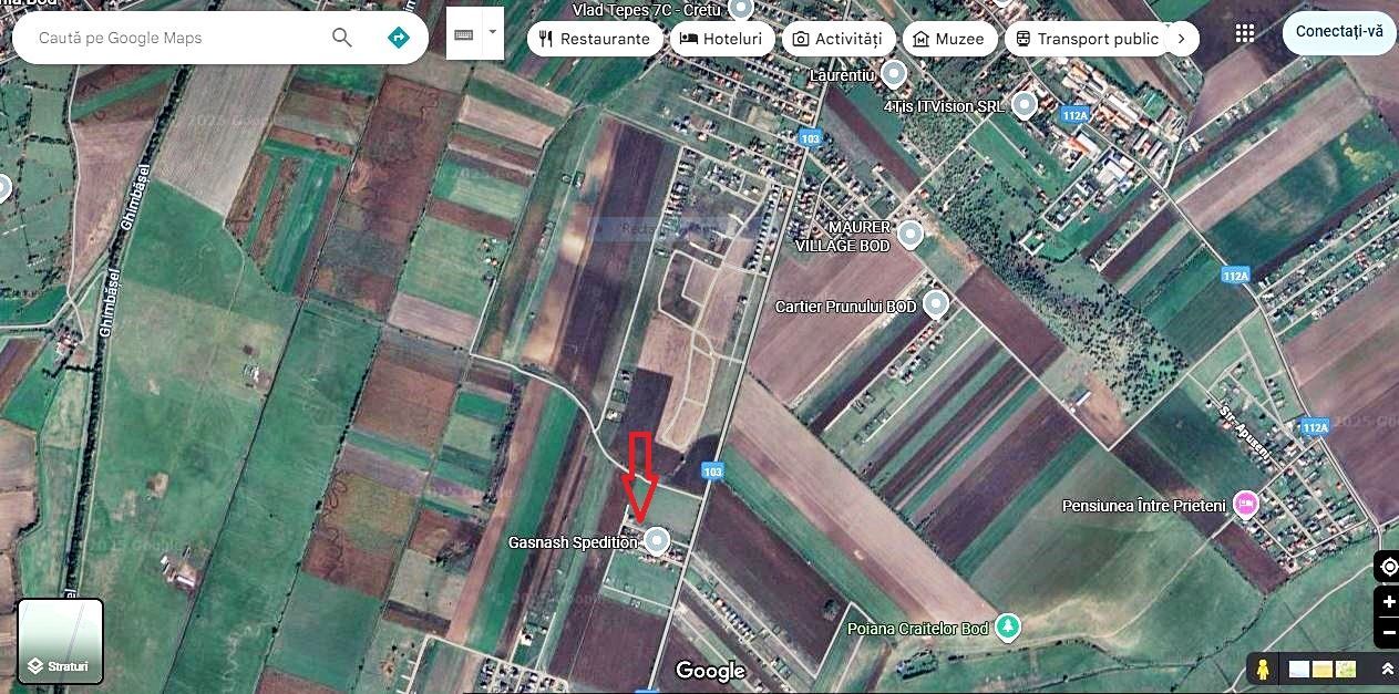 Bod, intrare dinspre Sanpetru, teren intravilan 662mp, pret 33100 euro - Poză 4