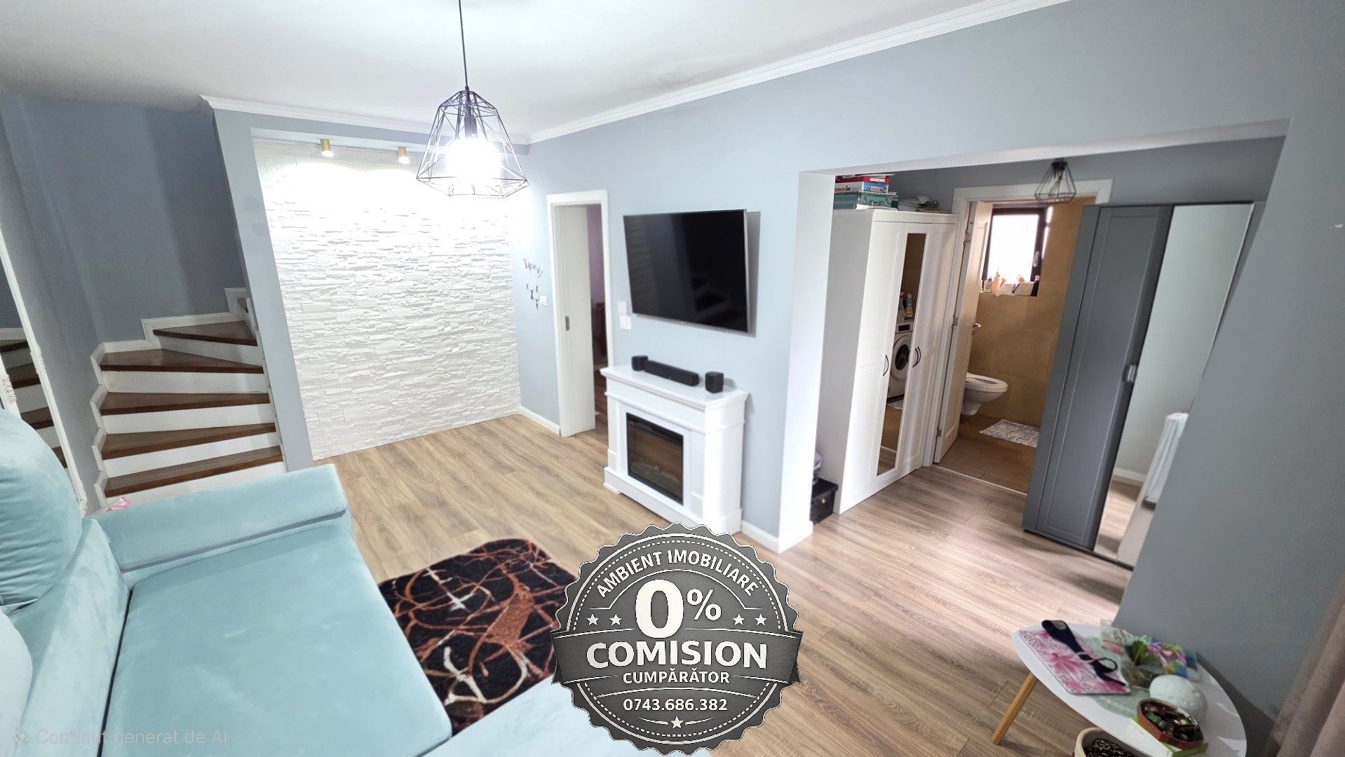CASA P+1E mobilată și utilată, curte proprie 122 mp, zona Moara Grecilor; - Poză 4