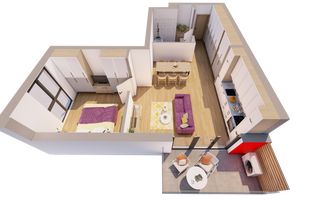 Apartament ARED Premium 2 Camere - Mobilat & Utilat - COMISION 0% - Poză 8
