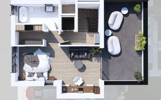 Vila SMART_Moderna_LUX**6 camere**Lift interior// Duplex**P+2//Pipera - Poză 47