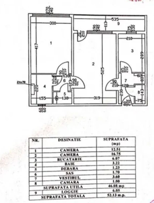 2 camere 52 mp, Obor, 7 min metrou, mobilat, parcare ADP - Poză 8