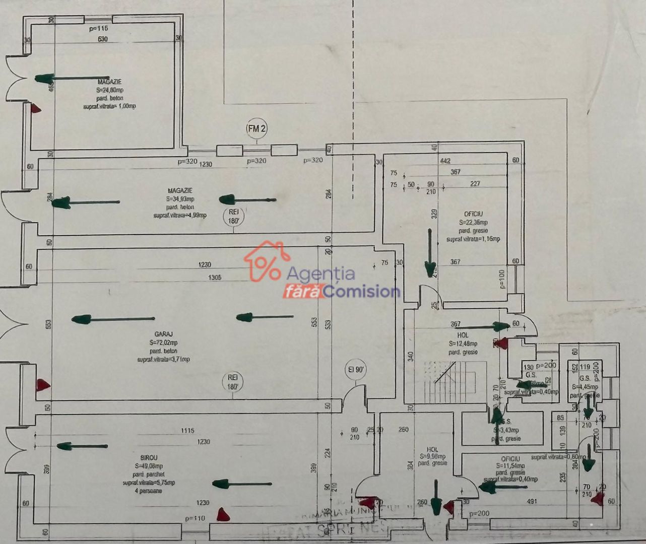 Spatiu Comercial/Depozitare, 270mp+1000mp parcare, Tatarasi - Poză 4