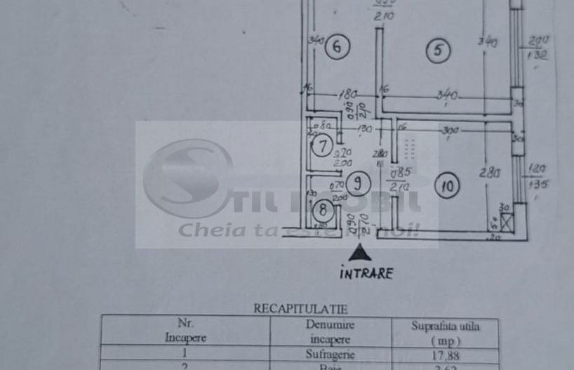 Ap. 3 camere CD- 71mp - Mircea cel Batran - et. intermediar - 125.500e - Poză 14