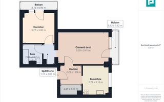 Apartament cu două camere în Micalaca - Poză 7