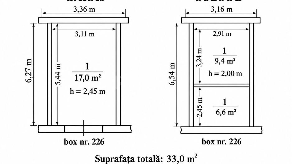 GARAJ/ DEPOZIT DE ÎNCHIRIAT – 33 m² | STĂUCENI, STR. BUCOVINEI 1 - Poză 5
