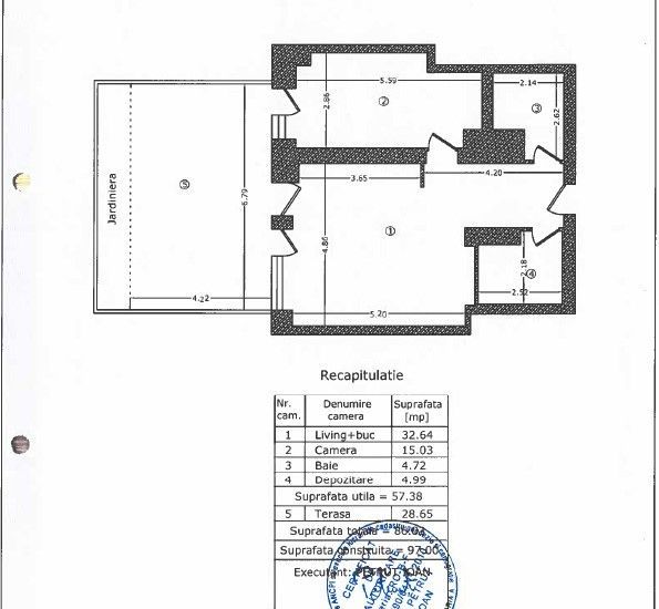 Apartament modern 2 camere cu terasă generoasă | Marmura Residence - Poză 13