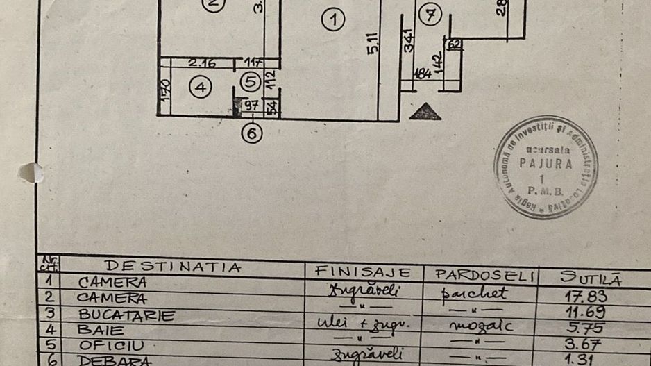 Apart. 2 camere semidecomandate  Ion Mihalache | Et 6 7   56mp  Metrou 1 Mai - Poză 1