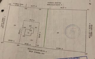 Teren intravilan 3367 mp cu casa demolabile 54 mp puț existent! - Poză 5