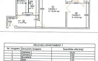 Apartament  2 camere  Girocului etaj 1 - Poză 3
