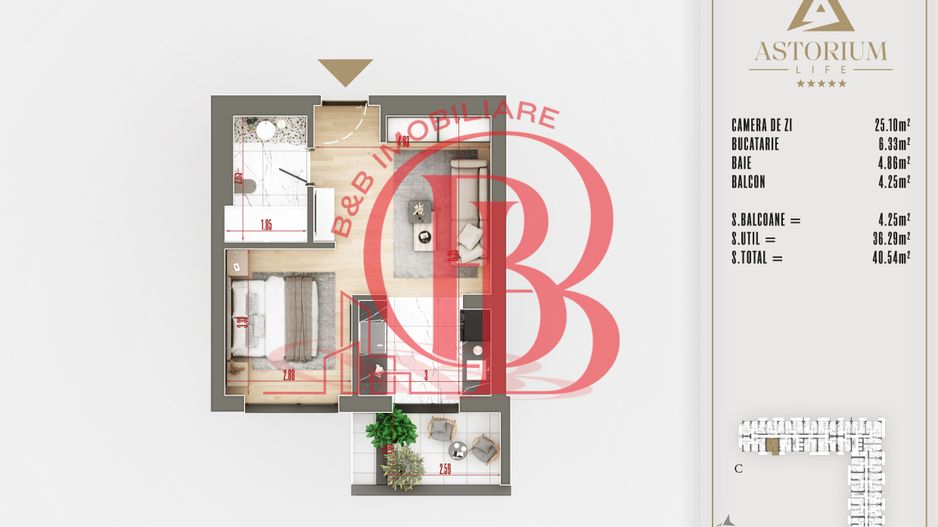 studio proiect premium izolatie fonica - Schiță 11