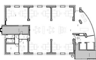 Spatiu de birouri - 386 mp  #www.plus-imo.ro - Schiță 11