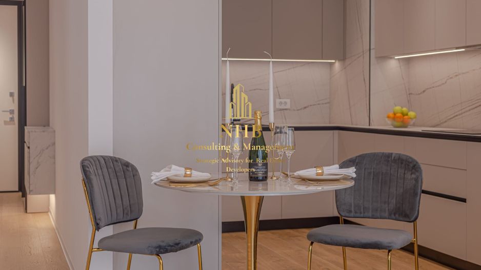 Apartament 2 camere  Nou cu Vedere la Lac – One Lake Club, Etaj 6 | Terasă 10 mp - Poză 6