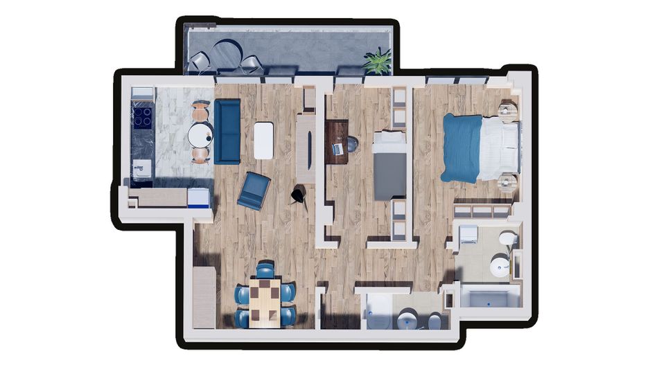 Apartament 3 camere | Baneasa | Langa Metrou - Schiță 14