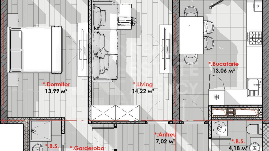 Vânzare, apartament, 2 odăi, șos. Hâncești, Telecentru - Poză 5