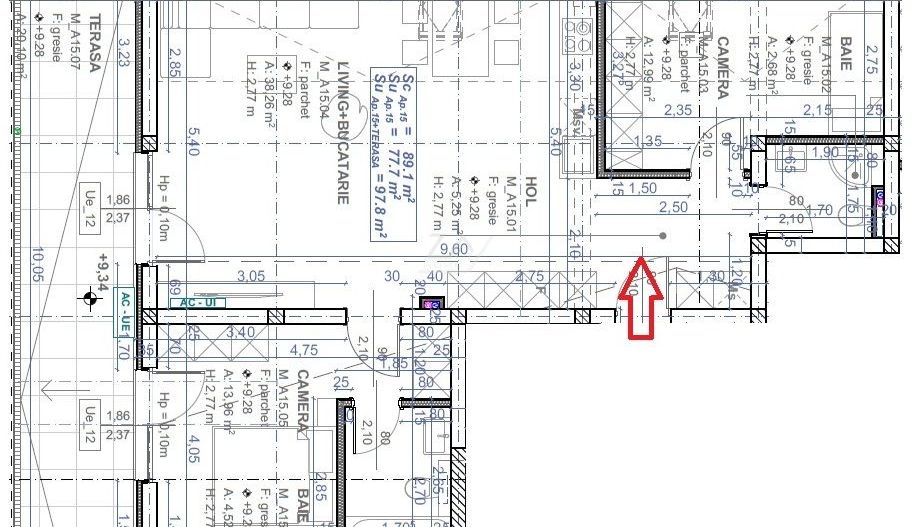 Terasa 20 mp. 2 bai. Lift. 2 locuri de parcare. - Poză 12