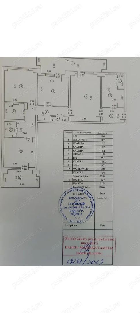 Închiriez Apartament cu 4 camere, etaj 13, 2 băi, 2 balcoane, metrou Iancului ✨ - Poză 9