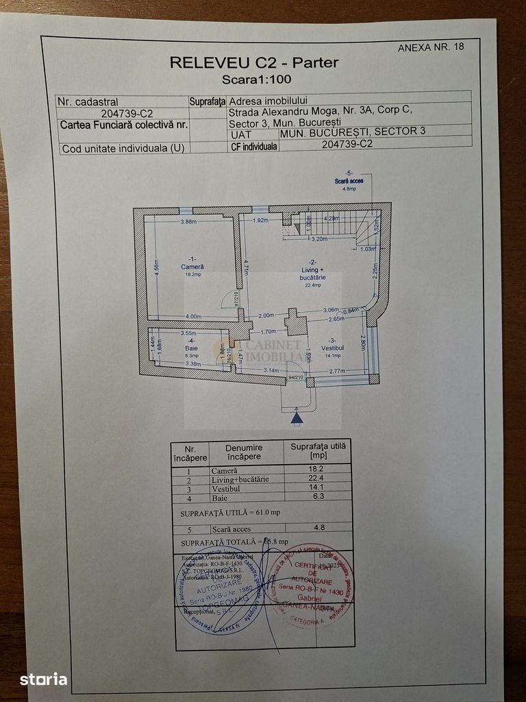 Piata Unirii - Hala Traian I P+M I 4 camere 2 bai I Terasa deschisa - Poză 19