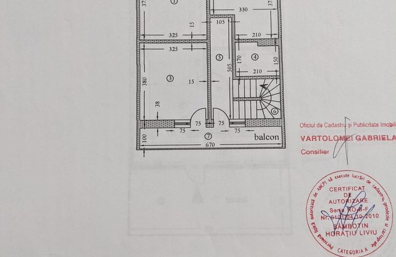 Casa cu 4 camere de vanzare Domnesti - Schiță 4