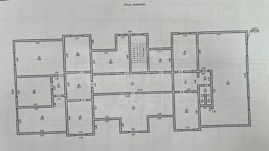 Vânzare, spațiu comercial, 1,380 mp, str. Alexandru cel Bun, Centru - Poză 45