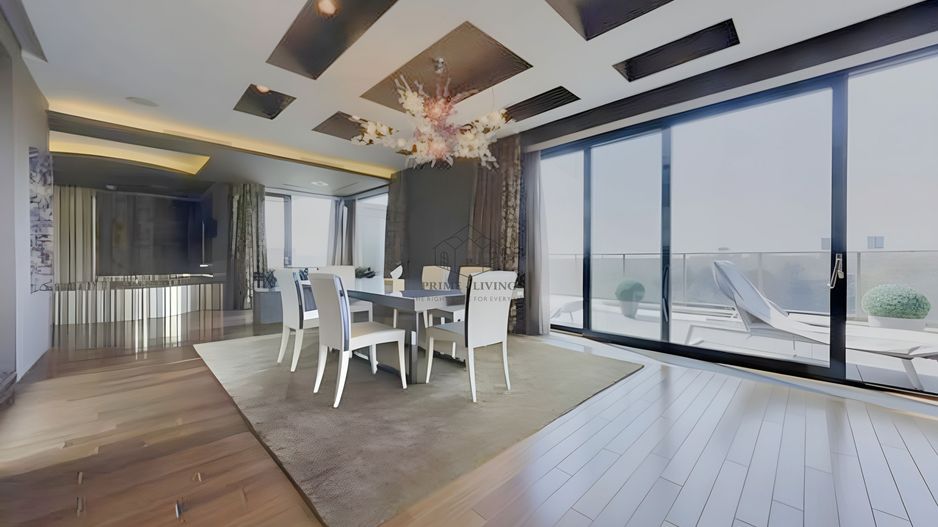 PENTHOUSE DE LUX CU 7 CAMERE LA INCHIRIERE LANGA PARCUL HERASTRAU - Poză 2