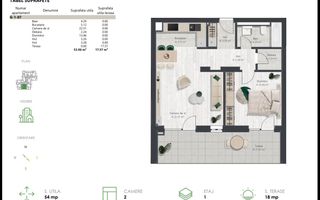 COM 0% Apartament nou cu 2 camere | Denya Forest - Poză 10