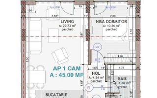 Apartament 2 camere, 45 mp – Florești, zona Eroilor - Poză 1