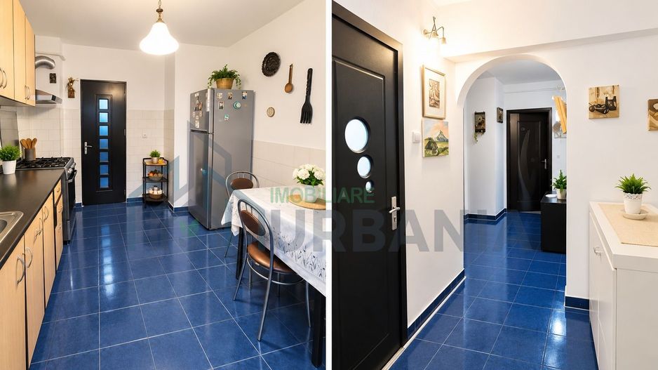 Apartament 3 camere decomandat, 73 mp, 2 băi, 2 balcoane, Tătărași – Esplanada Oancea - Poză 1
