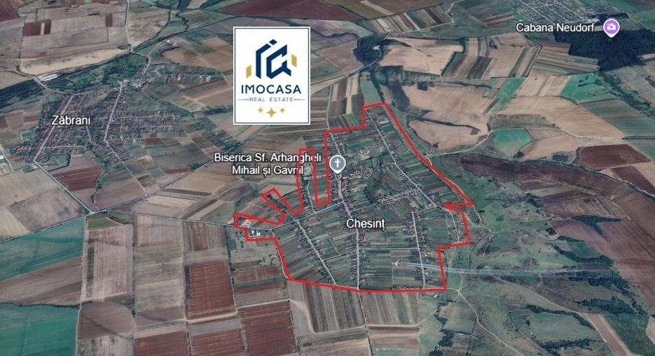 Vanzare Teren Extravilan Arabil, Pășune Chesint, Zabrani Arad, 48.86ha - Poză 1