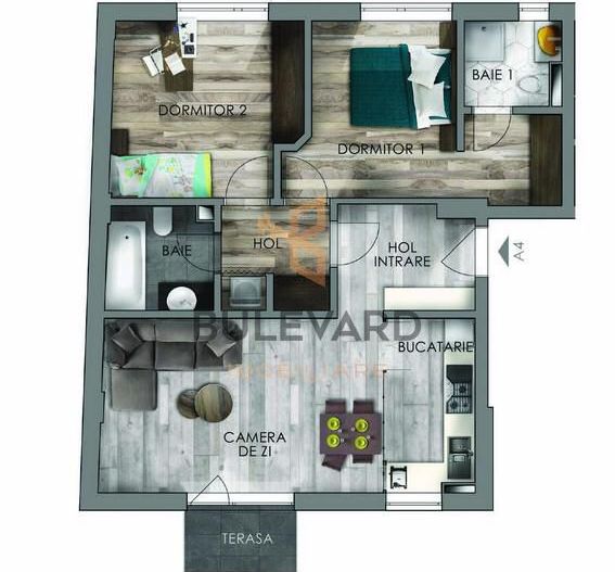 Apartament cu 3 camere decomandate in zona centrala! - Poză 8