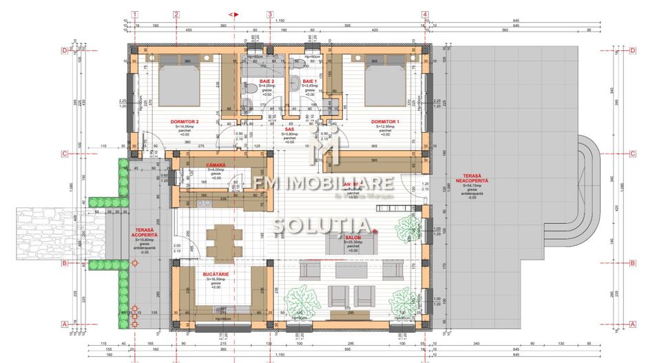 Casă nouă, semifinisată, 12 ari teren, Tăuții Măgherăuș! - Schiță 2
