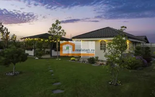 Langa Padure si lac, Vila P+Pod , 900mp teren,  terasa 40mp,  complex securizat - Poză 41