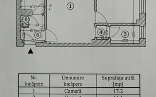 Apartament 2 camere renovat | Kiseleff – 350m de Piața 1 Mai - Schiță 17