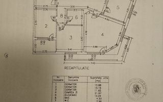 Oportunitate! Apartament 4 Camere 1 Minut Metrou Universitate - Schiță 6
