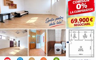 Spațiu comercial – ideal pentru birouri, VASLUI - zona CRUCEA GĂRII; - Poză 1