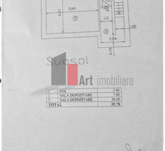 Spatiu comercial P+S 70mp | zona Baba Novac - Poză 6
