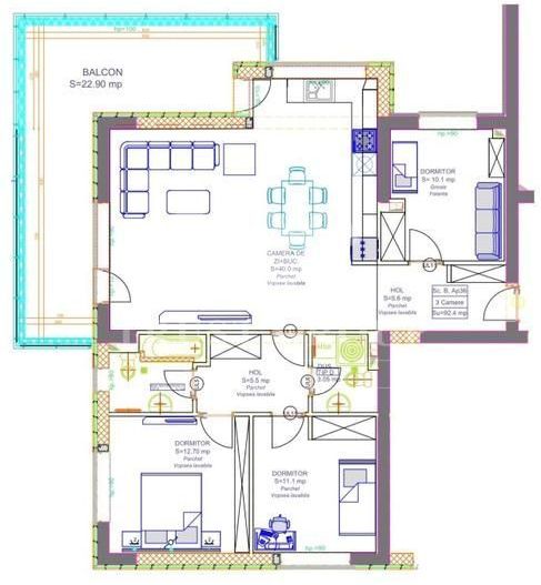 Apartament exclusivist cu vedere catre Lacul Tei | 2 Locuri de parcare - Poză 14